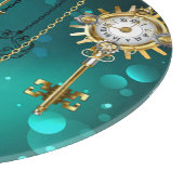 Planche À Découper Skeleton Keys on Green Background (Coin)