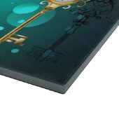 Planche À Découper Skeleton Keys on Green Background (Coin)