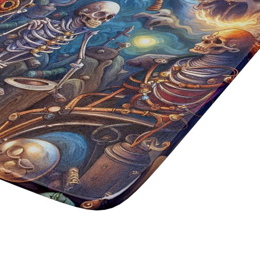 Planche À Découper Skeletons surréalistes II (Coin)