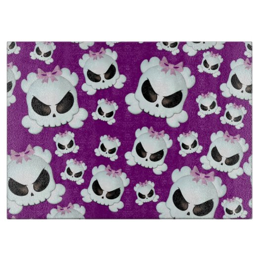 Planche À Découper Skullz Girly (Devant)