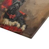 Planche À Découper Skye Terrier Chien Festif de Noël (Coin)