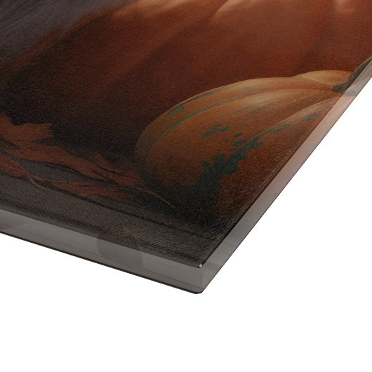 Planche À Découper Skye Terrier Chiot Automne Citrouille délice (Coin)