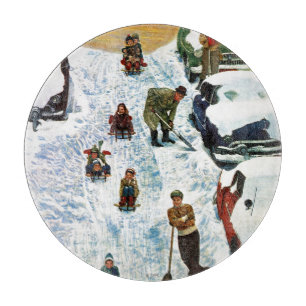 Planche À Découper Sledding et creuser