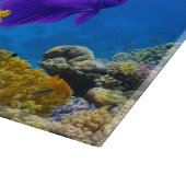 Planche À Découper SlipperyJoe's Fish Pride tropicale vert bleu pourp (Coin)