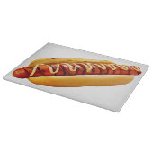 Planche À Découper SlipperyJoe's hot dog niché doucement pain jaune v (Coin)