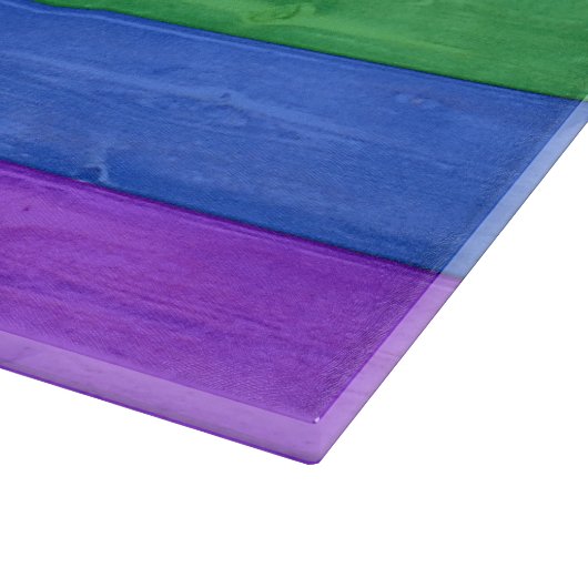 Planche À Découper SlipperyJoe's orgueil drapeau en bois horizontal a (Coin)