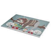 Planche À Découper Sloth Christmas (Coin)