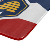 Planche À Découper Small glass cutting board with flag of Utah, USA (Coin)