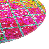 Planche À Découper Snakeskin rose parties scintillant (Coin)