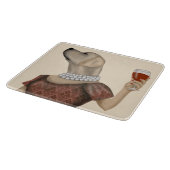 Planche À Découper Snob de vin du Labrador jaune (Coin)