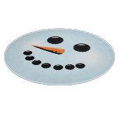 Planche À Découper Snowman Face d'hiver (Coin)