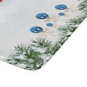 Planche À Découper Snowman Scène Custom Cutting Board (Coin)