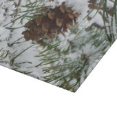 Planche À Découper Snowy Pine Cone I (Coin)