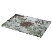 Planche À Découper Snowy Pine Cone I (Coin)