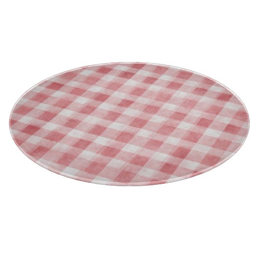 Planche À Découper Soft Girly Pink White Plaid Stripes Bridal Showe   (Coin)
