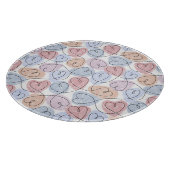 Planche À Découper Soft Hearts : Continuous Line Valentine's (Coin)