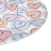 Planche À Découper Soft Hearts : Continuous Line Valentine's (Coin)