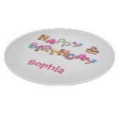 Planche À Découper Soins d'Anniversaire Personnalisés (Coin)