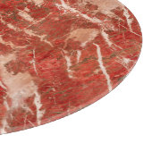 Planche À Découper Sol en marbre rouge, texture haute résolution. (Coin)