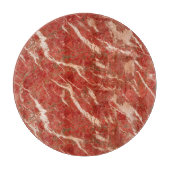 Planche À Découper Sol en marbre rouge, texture haute résolution. (Devant)