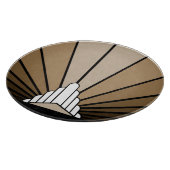 Planche À Découper Soleil Art déco bronzé (Coin)