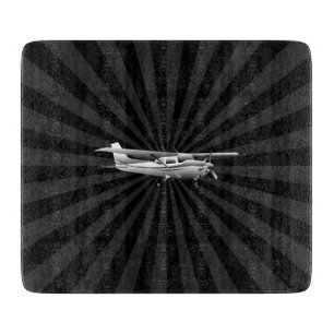 Planche À Découper Soleil d'éclatement volant de la silhouette de Ces