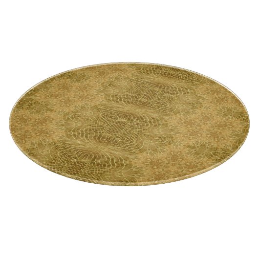 Planche À Découper Soleil jaune or brillant motif (Coin)