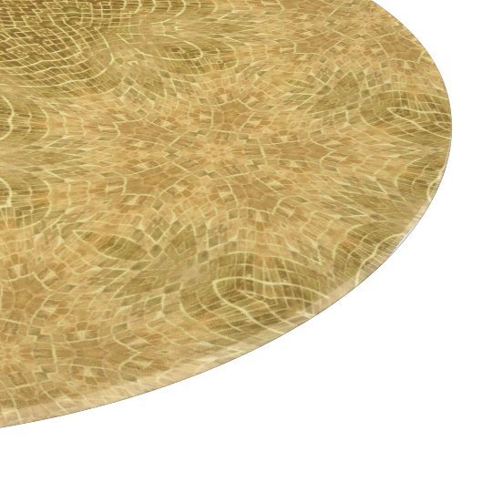 Planche À Découper Soleil jaune or brillant motif (Coin)