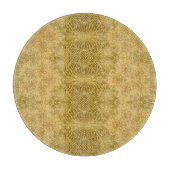 Planche À Découper Soleil jaune or brillant motif (Devant)