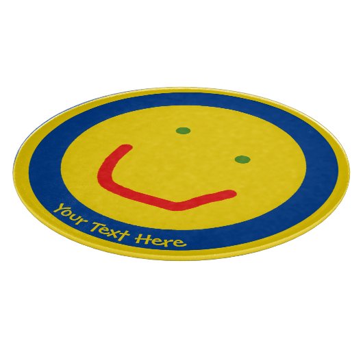 Planche À Découper Soleil souriant, visage joyeux (Coin)