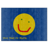 Planche À Découper Soleil souriant, visage joyeux (Devant)