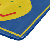 Planche À Découper Soleil souriant, visage joyeux (Coin)