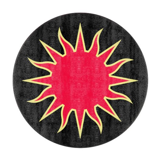 Planche À Découper Soleil Sun Sonne Sole (Devant)