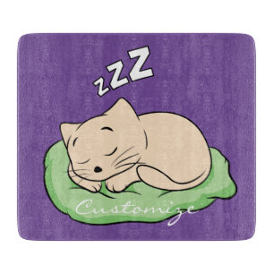 Planche À Découper Sommeil Kitty Thunder_Cove
