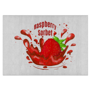Planche À Découper Sorbet de framboise