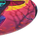 Planche À Découper Sorcière d'Halloween avec conception de visage crâ (Coin)