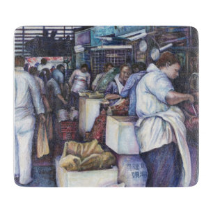 Planche À Découper Soupe à la tête de poisson, Singapour