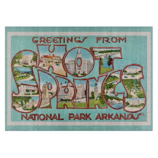 Planche À Découper Sources chaudes Arkansas (Devant)