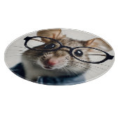 Planche À Découper Souris de champ Portant des lunettes (Coin)