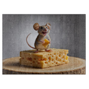Planche À Découper Souris et fromage