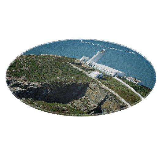 Planche À Découper Southstack Lighthouse Wales. (Coin)
