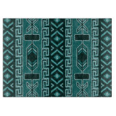 Planche À Découper Southwestern Design Aztec Turquoise Tribal Motif (Devant)
