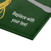 Planche À Découper Spaghetti à la fourche - Design de cuisine italien (Coin)