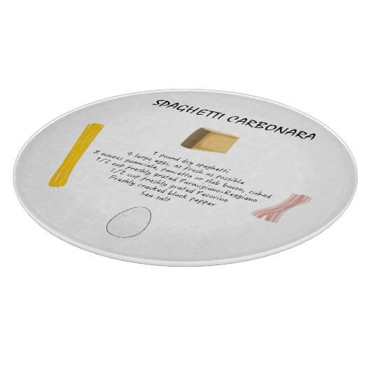 Planche À Découper Spaghetti Carbonara (Coin)