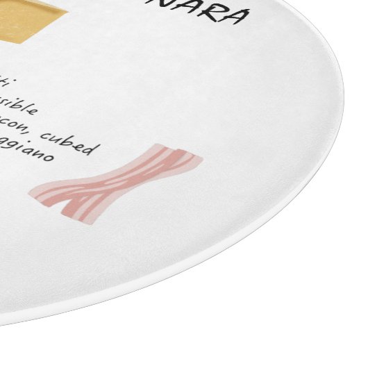 Planche À Découper Spaghetti Carbonara (Coin)