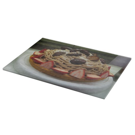 Planche À Découper Spaghetti japonais et gâteau aux fraises (Coin)