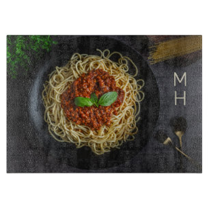 Planche À Découper Spaghetti Monogramme Personnalisé