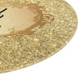Planche À Découper Sparkle Gold Heart 50e anniversaire de Mariage (Coin)