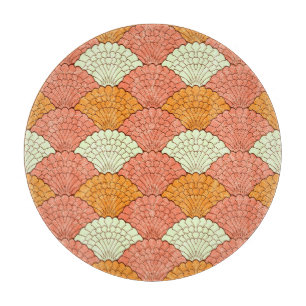 Planche À Découper Spectacle de coquilles : Motifs de la mer Abstrait