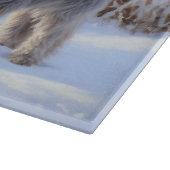 Planche À Découper Spinone Italiano Laisser Neige Noël (Coin)